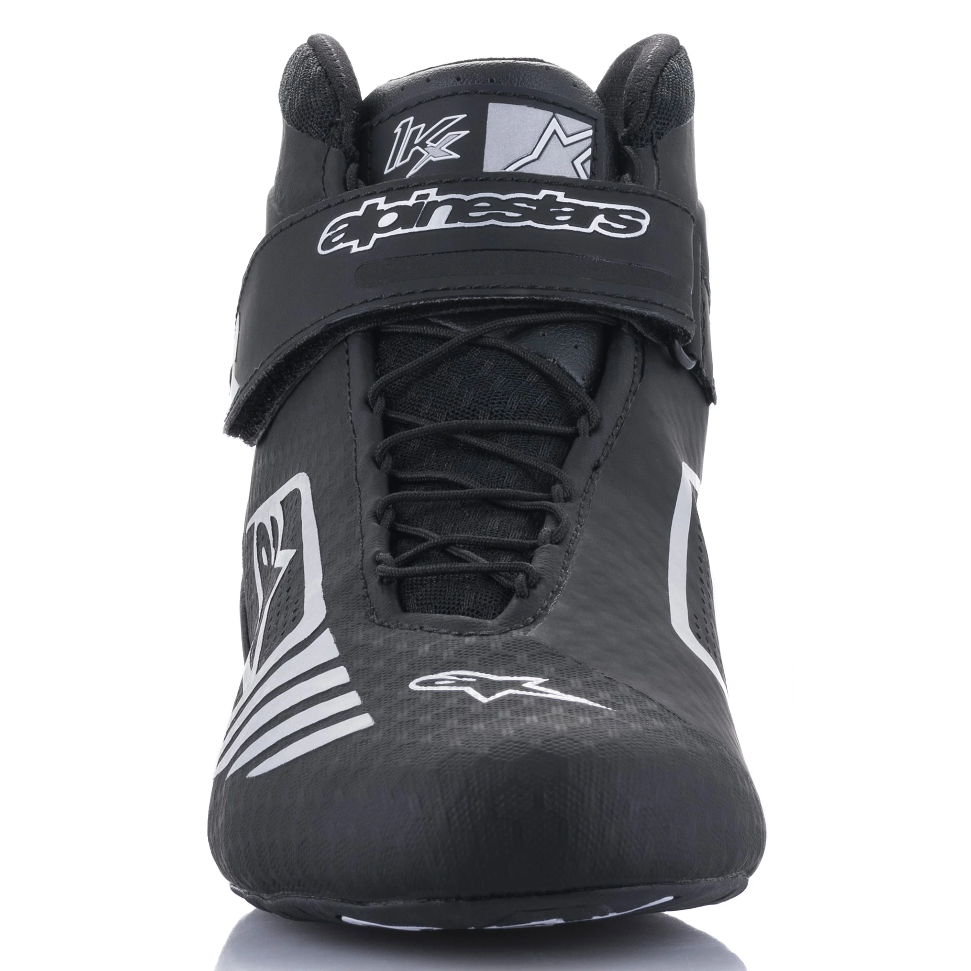 ALPINESTARS TECH-1 KX SHOES - Black/Silver - Image 2