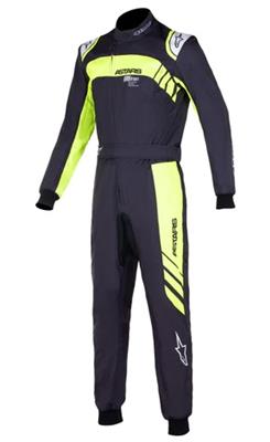 KMX-9 V2 YOUTH GRAPHIC 3 SUIT - Black/Yellow Fluo