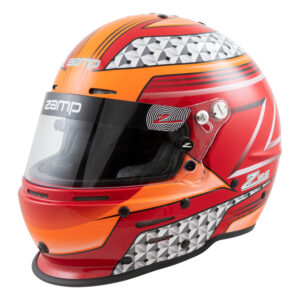 ZAMP RZ-62 GRAPHIC SNELL 2020 - Aramid Mix Red/Orange