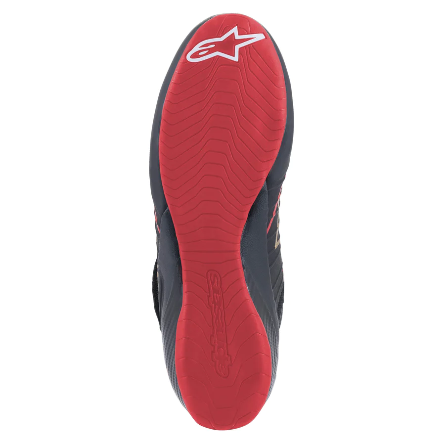 ALPINESTARS TECH-1 KZ SHOES - Black/Red/Gold - Image 6