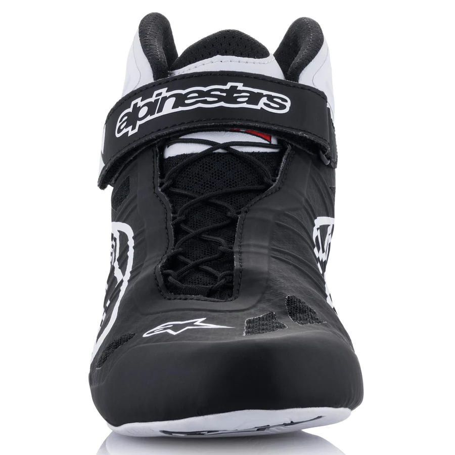 ALPINESTARS TECH-1 KZ SHOES - Black/White/Black - Image 4