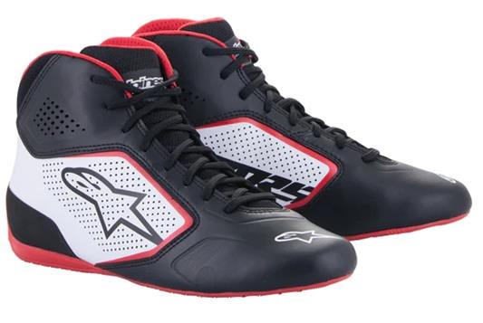 ALPINESTARS TECH-1 K START V2 SHOES - Black/White/Red