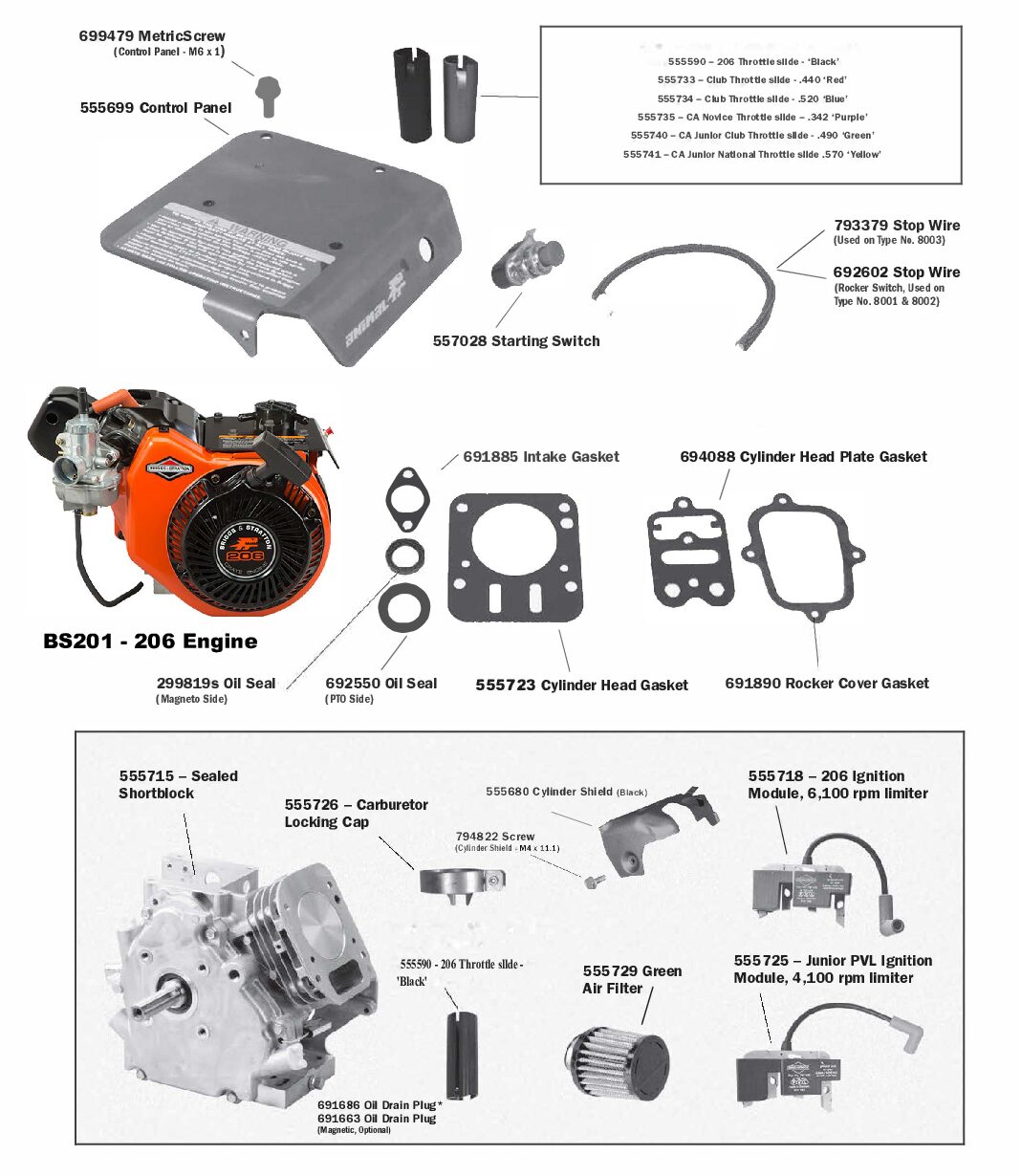 Briggs & Stratton - Engine Parts