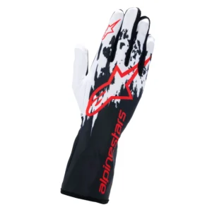 ALPINESTARS TECH-1 K V3 GLOVES BLACK/WHITE/RED