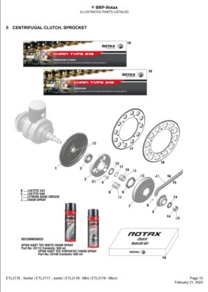5) CLUTCH AND SPROCKETS
